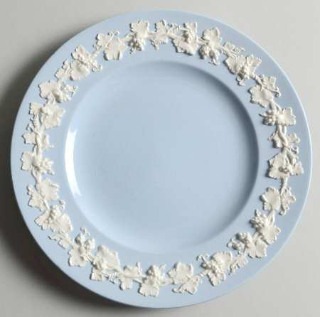 Cream Color on Lavender (Plain) Dessert/Pie Plate
