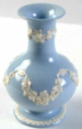 Cream Color on Lavender (Plain) 5" Bud Vase