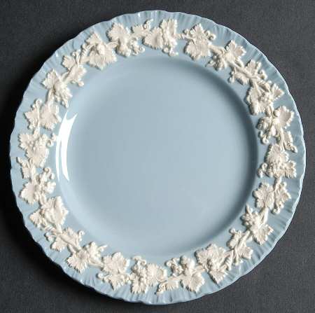 Cream Color on Lavender (Shell Edge) Bread & Butter Plate