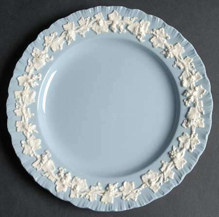 Cream Color on Lavender (Shell Edge) Salad Plate