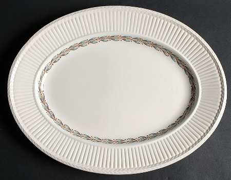 Ceres Blue (Edme) 14" Oval Serving Platter