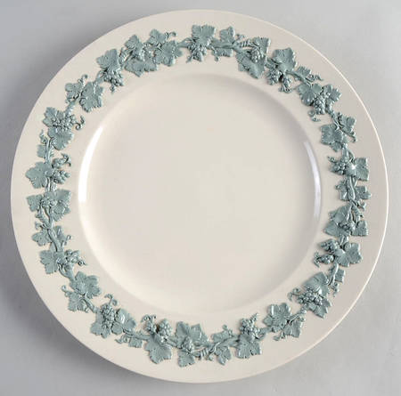 Celadon On Cream Color (Plain Edge) Service Plate (Charger)