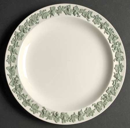 Celadon On Cream Color (Plain Edge) Luncheon Plate