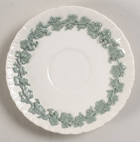 Celadon On Cream Color (Shelledge) Saucer