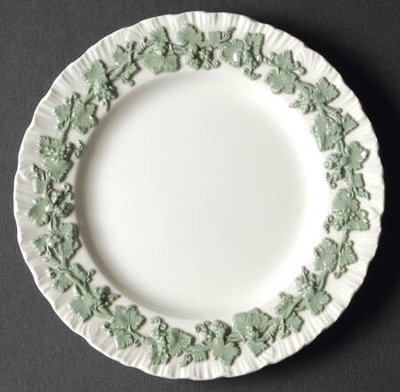 Celadon On Cream Color (Shelledge) Bread & Butter Plate