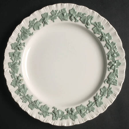 Celadon On Cream Color (Shelledge) Salad Plate