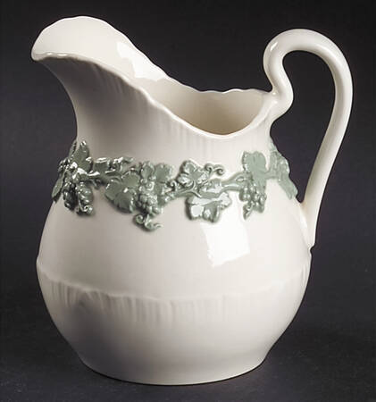 Celadon On Cream Color (Shelledge) Creamer