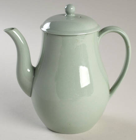 Celadon Mini Coffee Pot & Lid