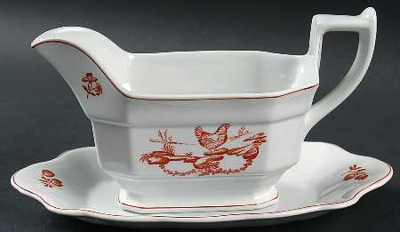 Chantecler Gravy Boat & Underplate/Relish