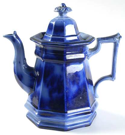 Chapoo (Flow Blue) Teapot & Lid