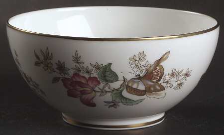 Charnwood (Bone) Cranberry Bowl