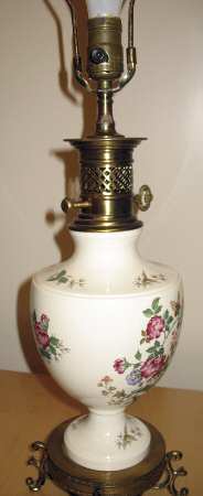 Charnwood (Bone) 29" Electric Lamp No Shade