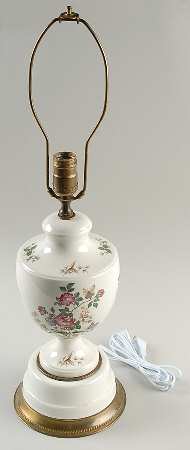 Charnwood (Bone) 24" Electric Lamp No Shade