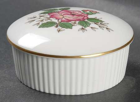 Charnwood (Bone) 3" Round Box & Lid