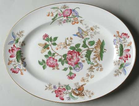 Charnwood (Bone) 13" Oval Serving Platter