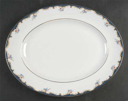 Chartley (Verge) 14" Oval Serving Platter