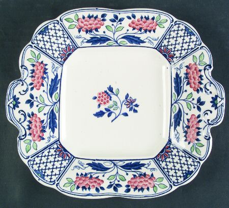 Cheadle Square Handled Cake Plate