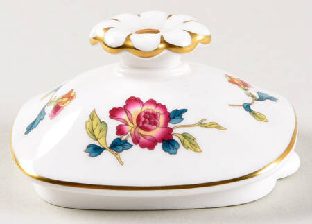 Chinese Flowers Lid for Coffee Pot