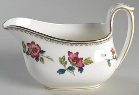 Chinese Flowers Gravy Boat