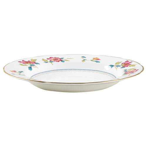 Chinese Flowers Large Rim Soup Bowl