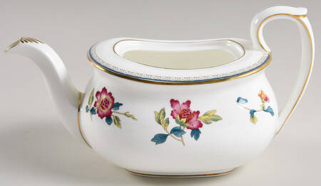 Chinese Flowers Teapot No Lid
