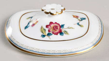 Chinese Flowers Lid for Sugar Bowl