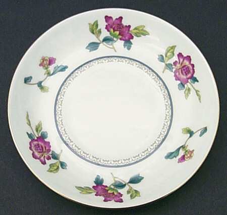 Chinese Flowers Saucer for Bond Shape Demitasse Cup