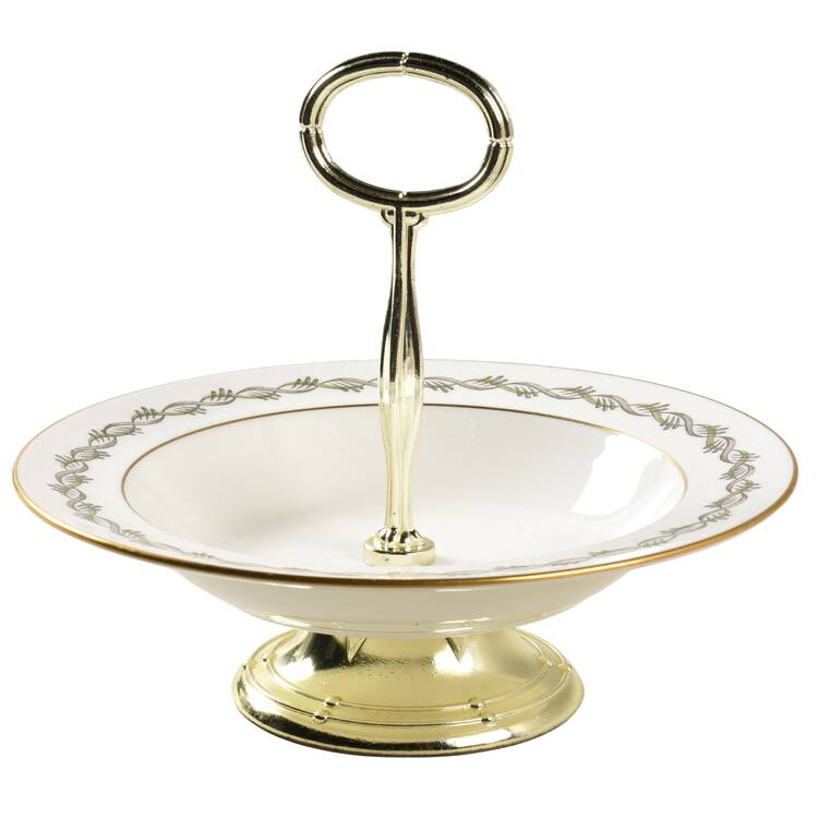 Chiltern 6"-7" Handled Footed Nut Dish HC