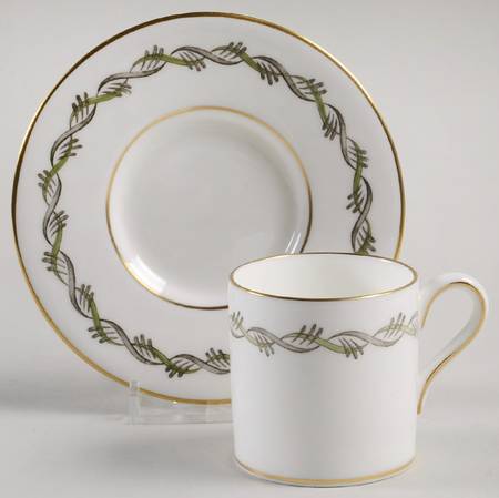 Chiltern Bond Shape Demitasse Cup and Saucer Set