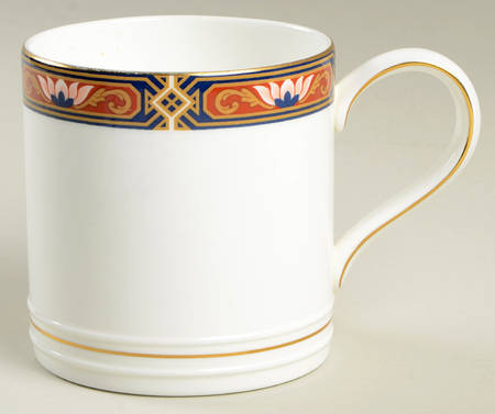 Chippendale Blue and Rust Mug