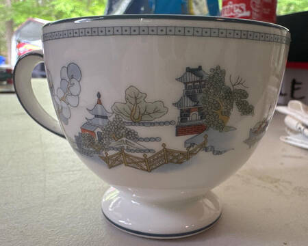 Chinese Legend Footed Cup
