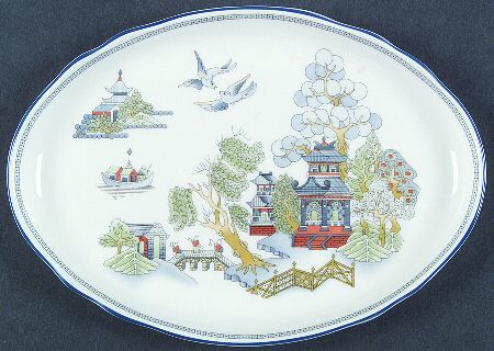 Chinese Legend Medium Oval Tray