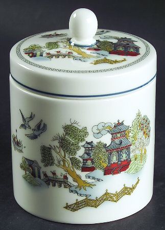 Chinese Legend Candy Jar & Lid