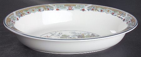 Chinese Legend 11" Oval Vegetable Bowl