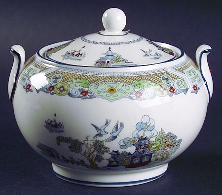 Chinese Legend 146 Shape Sugar Bowl & Lid