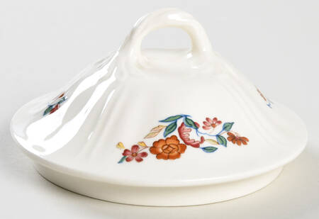 Chinese Teal Lid for Sugar Bowl