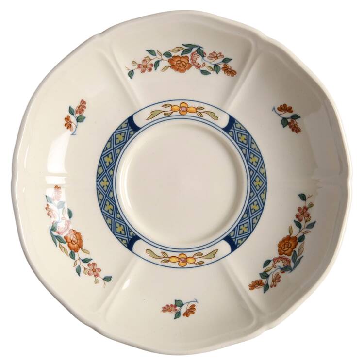 Chinese Teal Saucer for Cream Soup Bowl