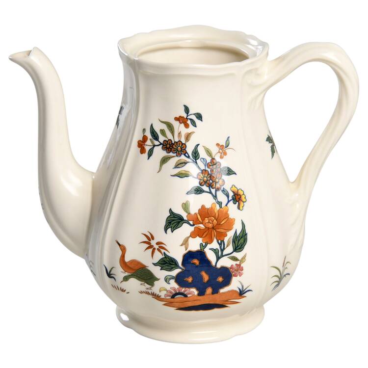 Chinese Teal Coffee Pot No Lid