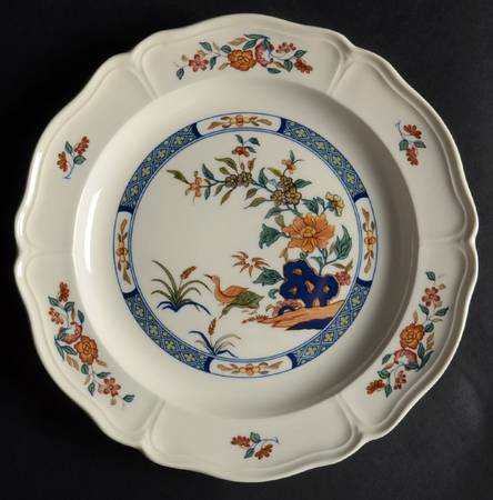 Chinese Teal Luncheon Plate
