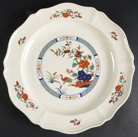 Chinese Teal 12" Chop Plate (Round Platter)