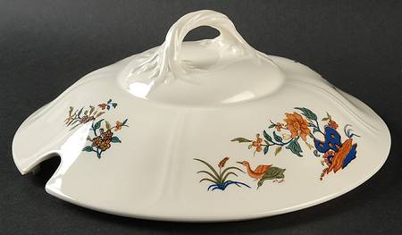 Chinese Teal Lid for Tureen