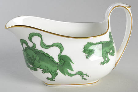 Chinese Tigers Green Creamer by Wedgwood