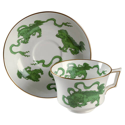 Footed Cup & Saucer Set