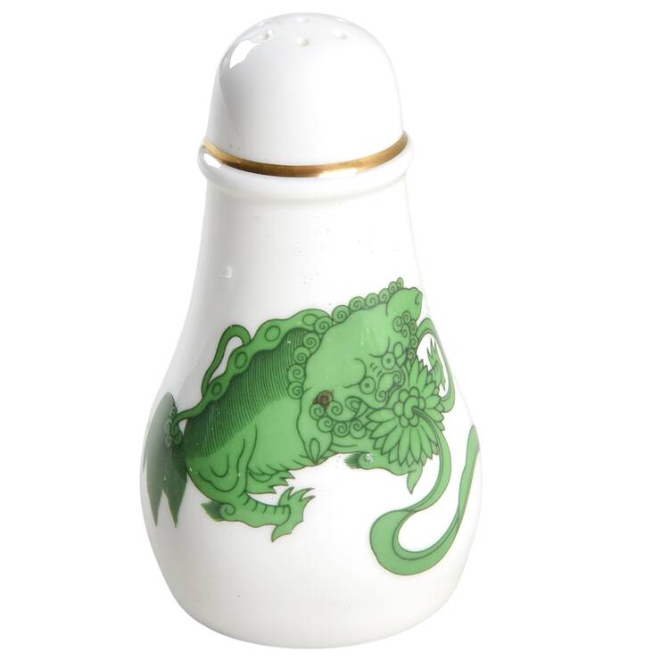 Chinese Tigers Green Salt Shaker by Wedgwood
