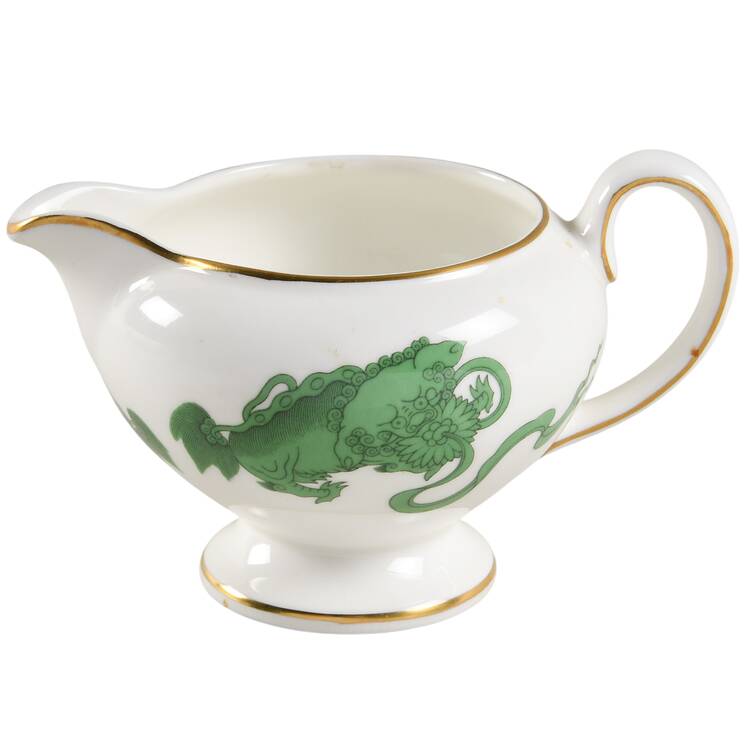 Chinese Tigers Green Mini Creamer
