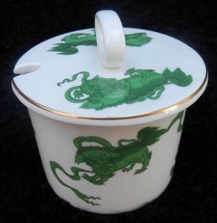 Chinese Tigers Green Jam/Jelly & Lid