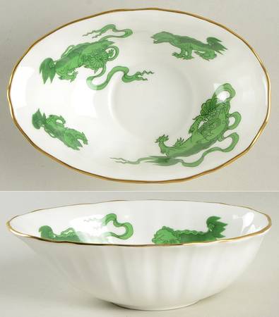 Chinese Tigers Green Avocado Bowl