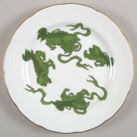 Chinese Tigers Green Salad Plate