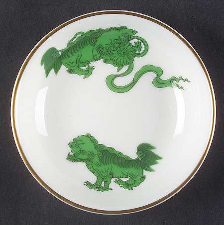Chinese Tigers Green Coaster