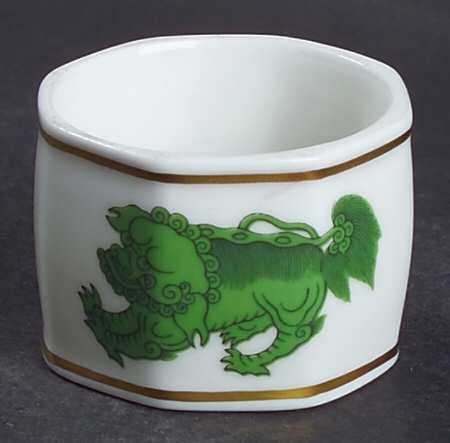 Chinese Tigers Green Napkin Ring by Wedgwood